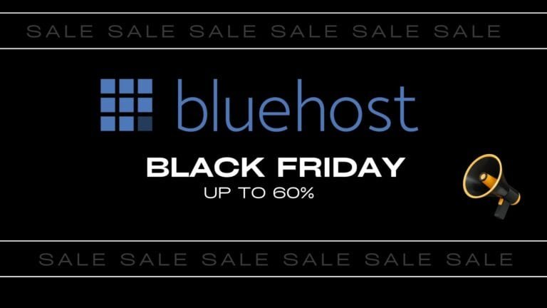 Bluehost Black Friday